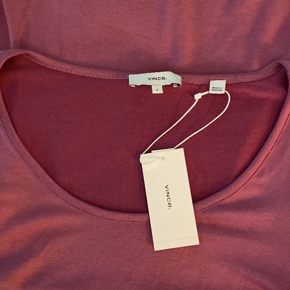 Vince Long Sleeve Scoop Neck Shirt - Picture 8 of 9